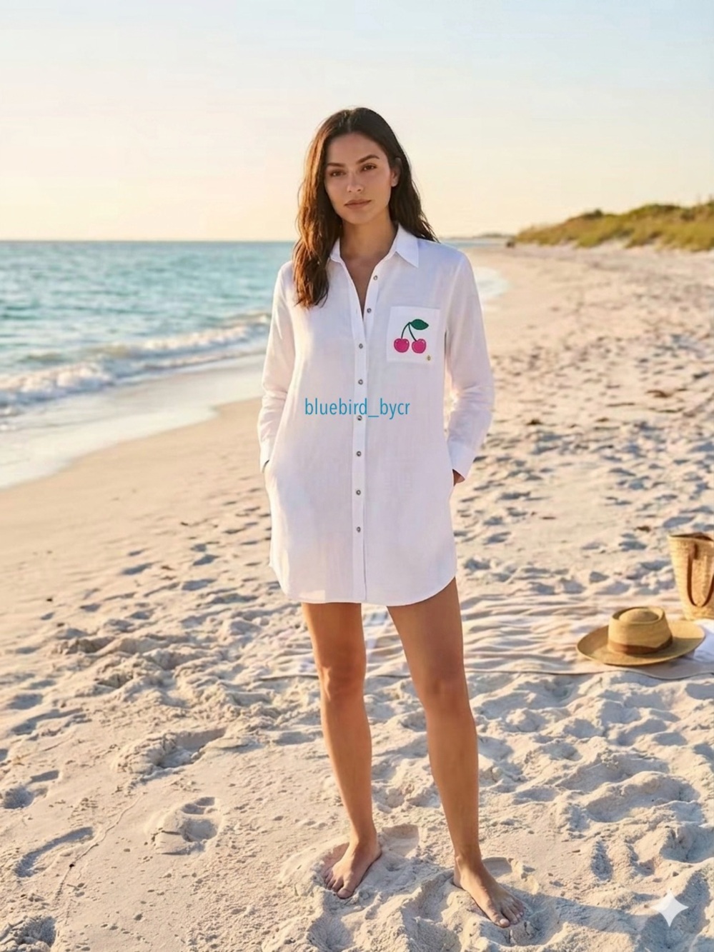 Betsey Johnson Button Down Cover Up